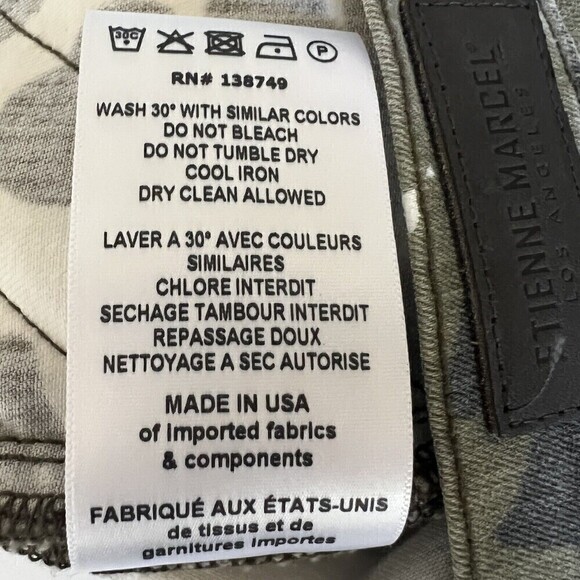 Etienne Marcel Camo Jeans Size 25 - Picture 11 of 13